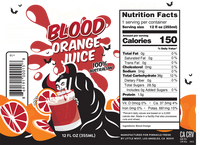 Dracula Blood - 100% Blood Orange Juice